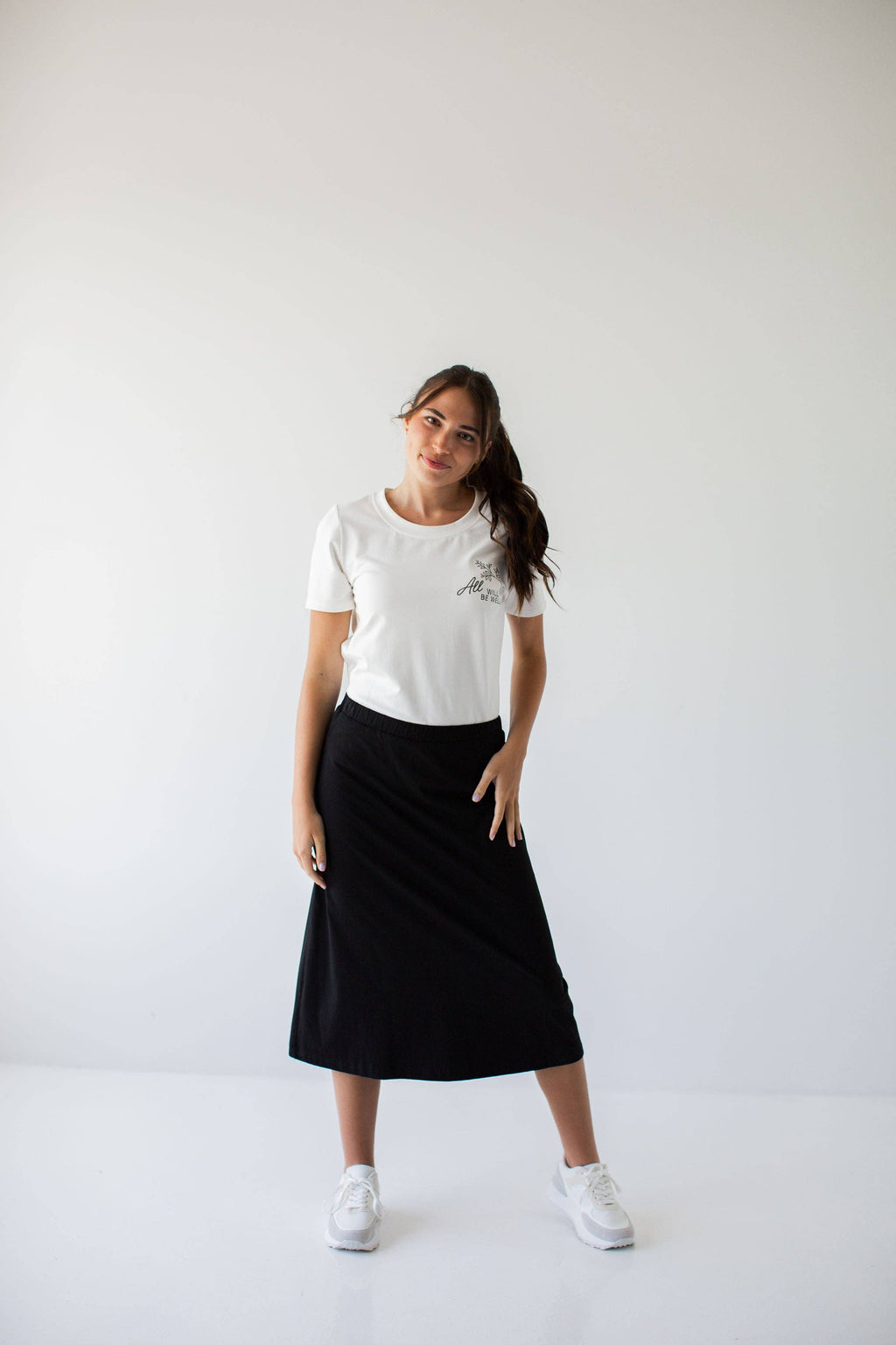 Damen Midi-Skort