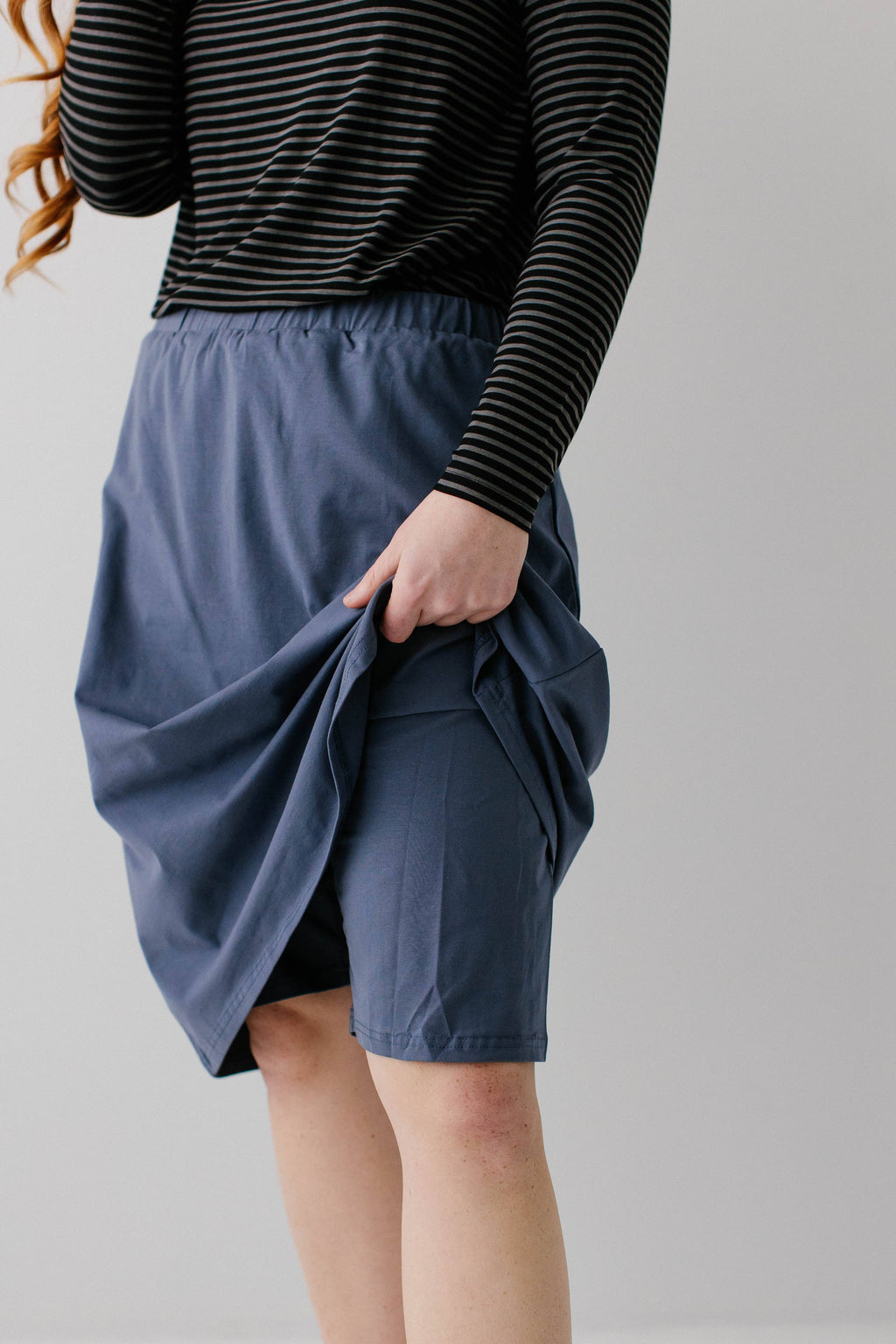 Skort mit integrierter Shorts