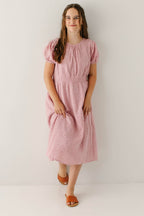 Alicia Mädchenkleid aus Musselin mit Blumenmuster