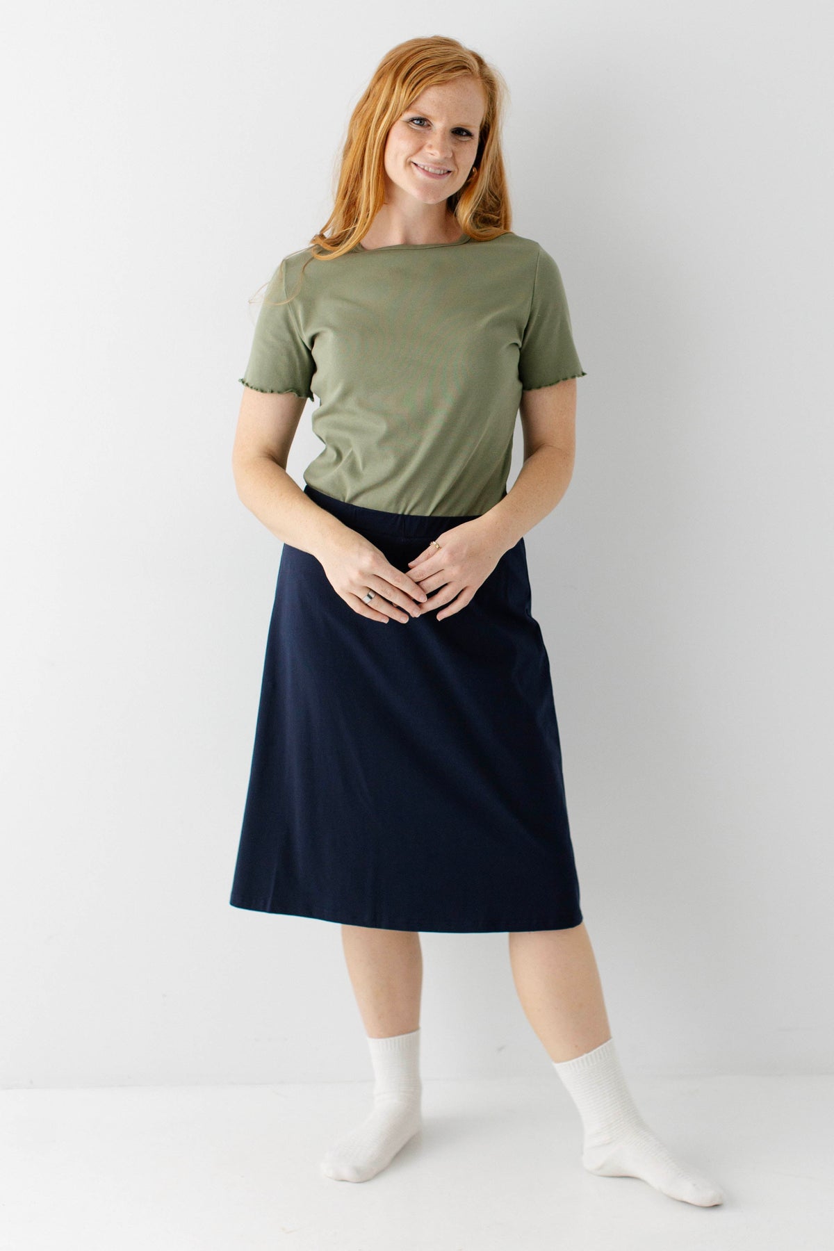 Skort Marineblau