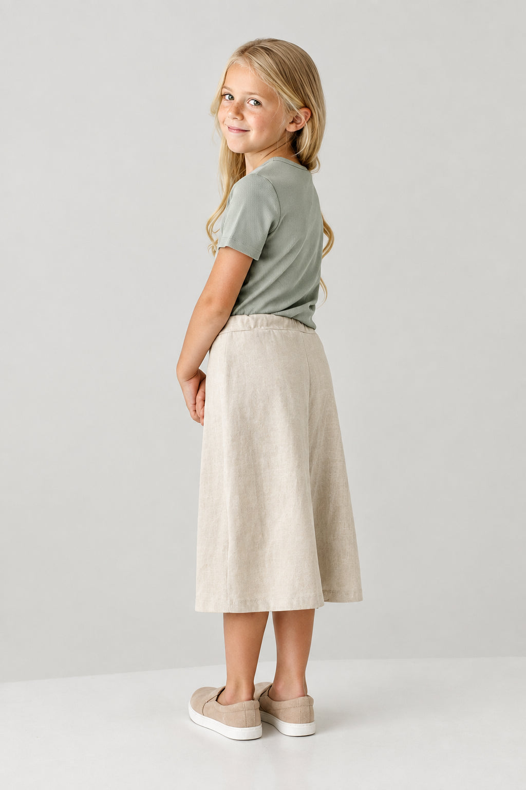 Mädchen Skort, knielang