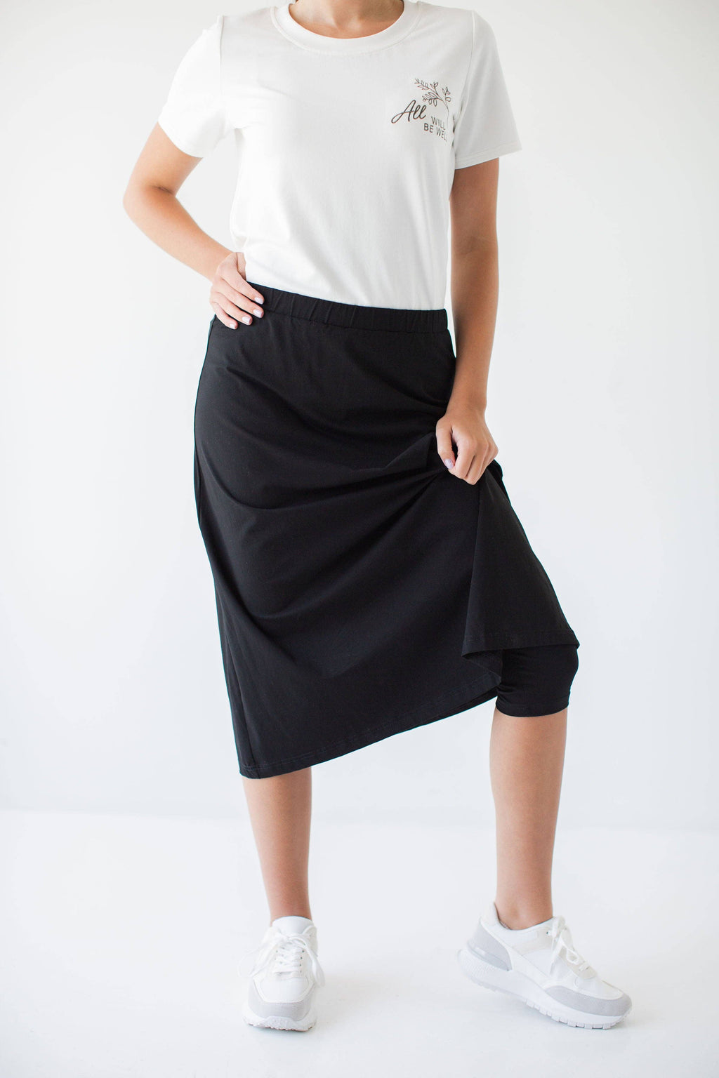 Zoey Midi-Skort