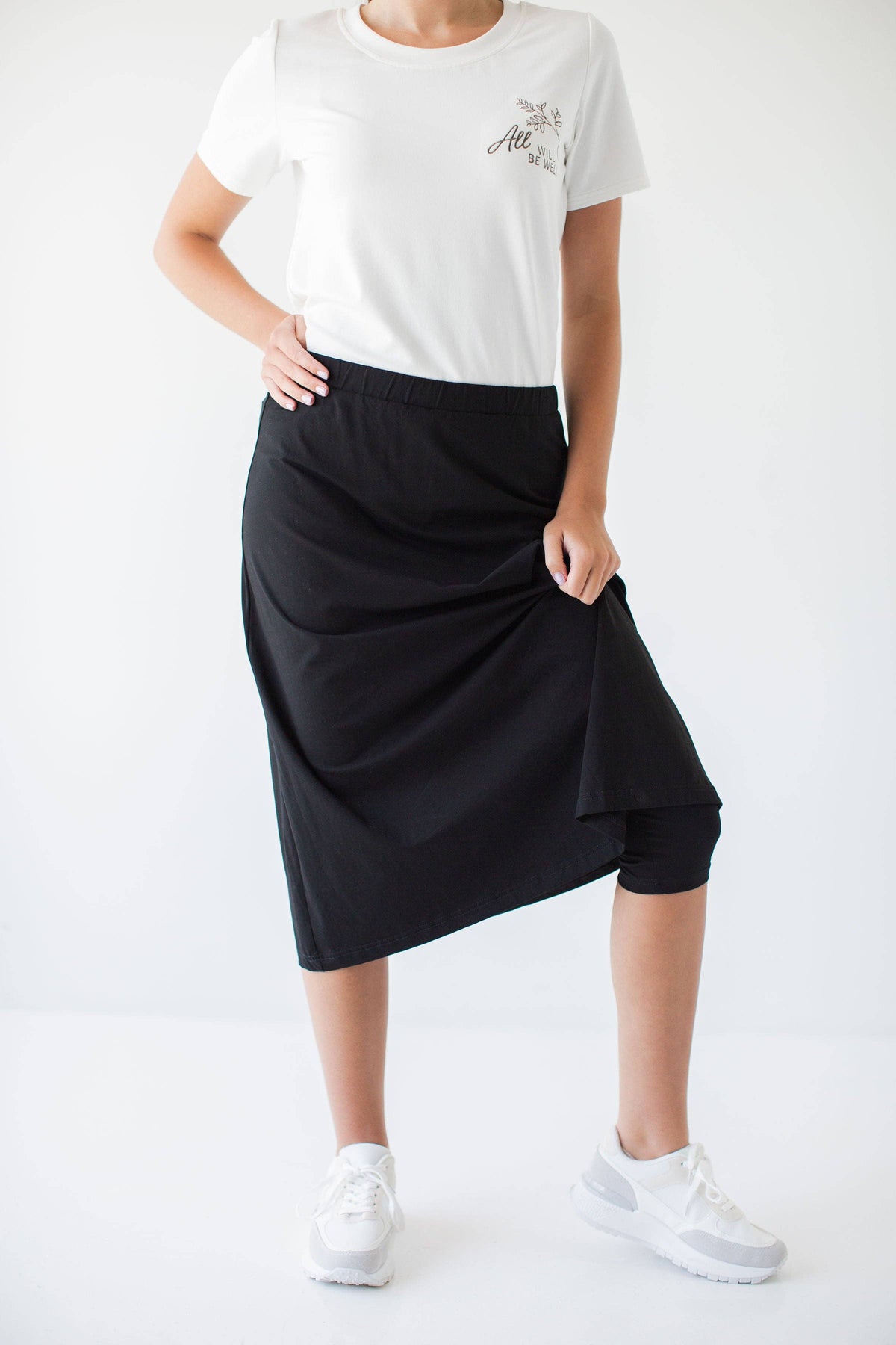 Zoey Midi-Skort