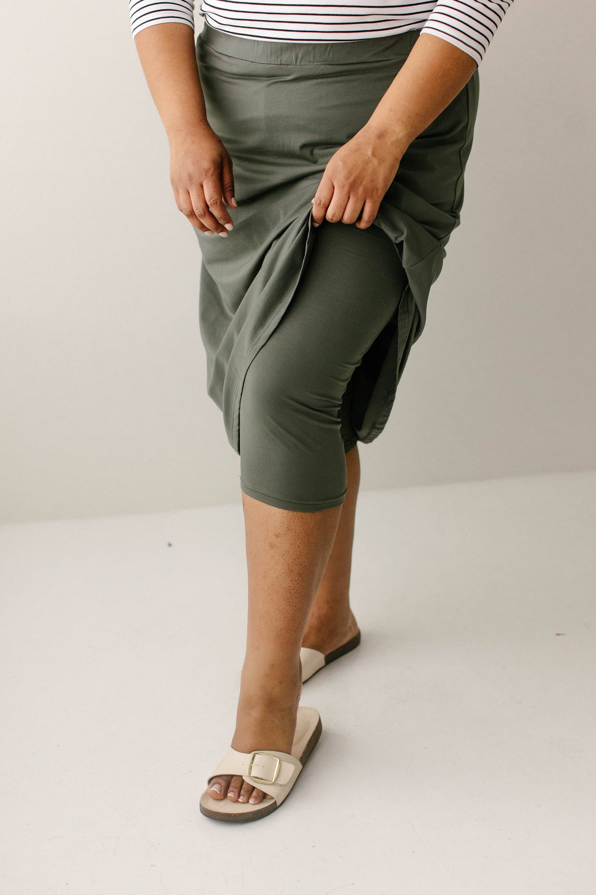 Damen Midi-Skort