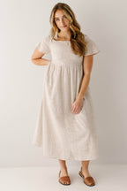 Savannah Midikleid, gestreift