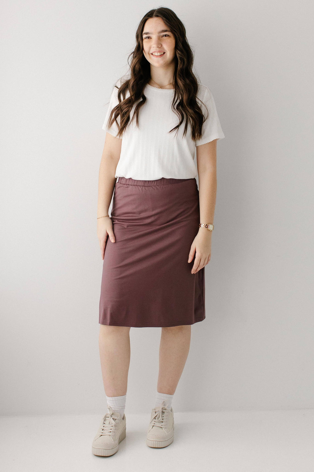 Skort mit integrierter Shorts